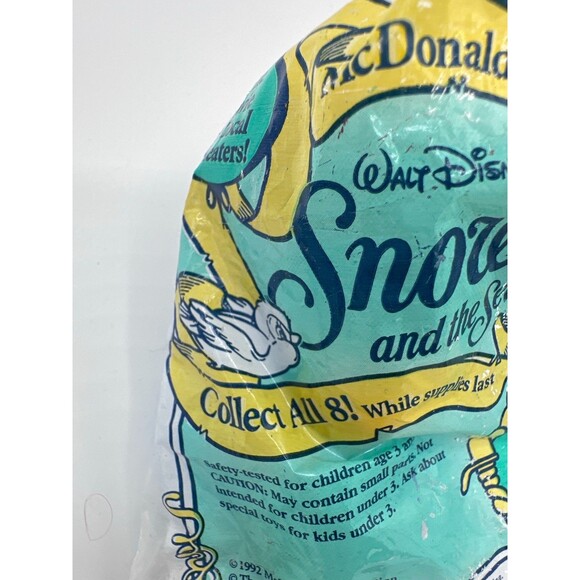 Disney 1992 McDonald’s Happy Meal Toy – Dopey & Sneezy Dwarfs (Sealed) - Picture 7 of 10
